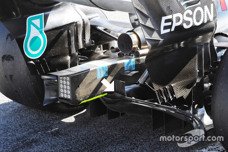 Диффузор Mercedes F1 W09