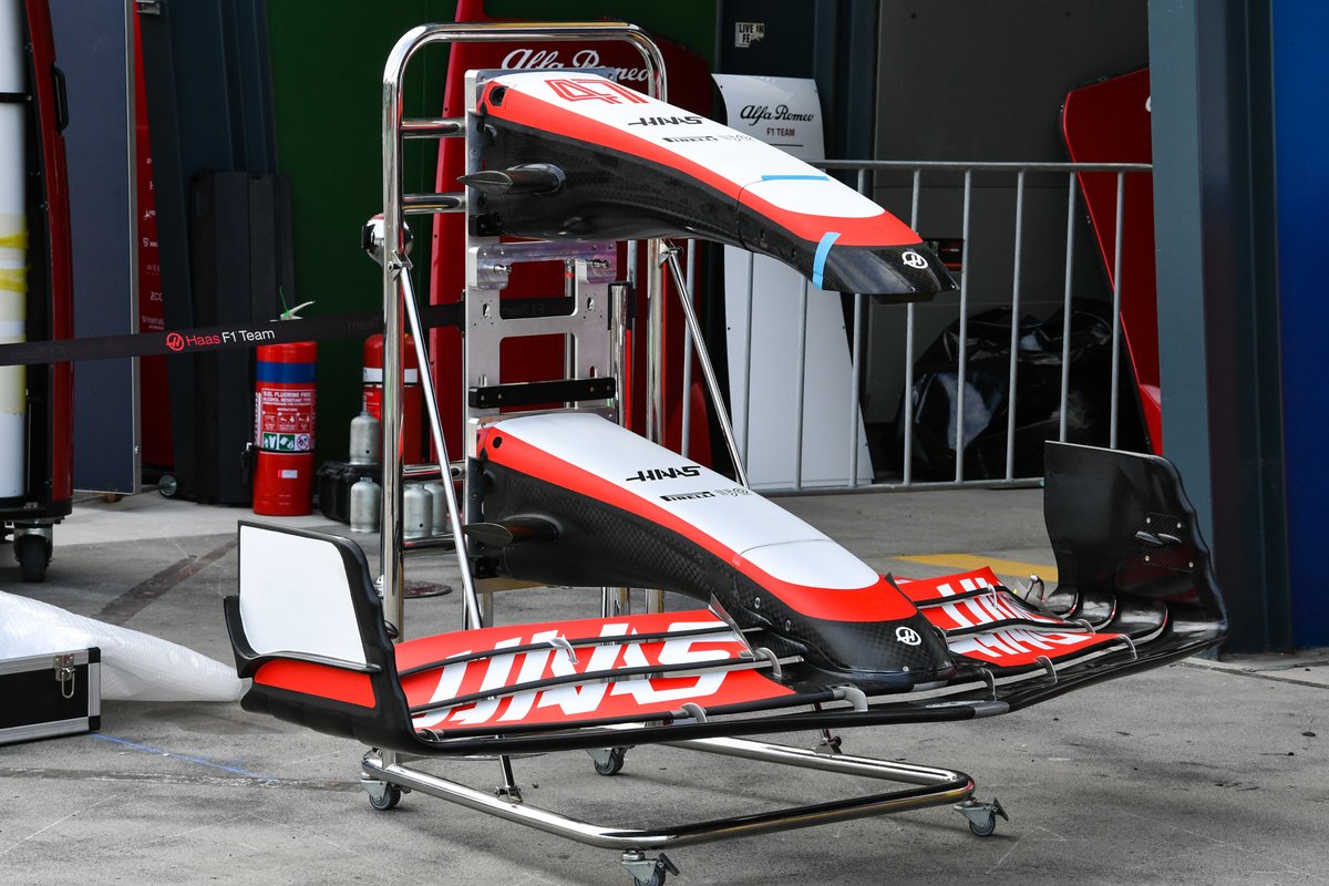 Alerones delanteros del Haas VF-22