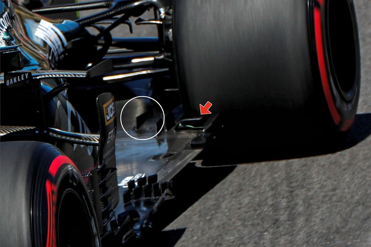 Aston Martin Racing AMR21 floor fins