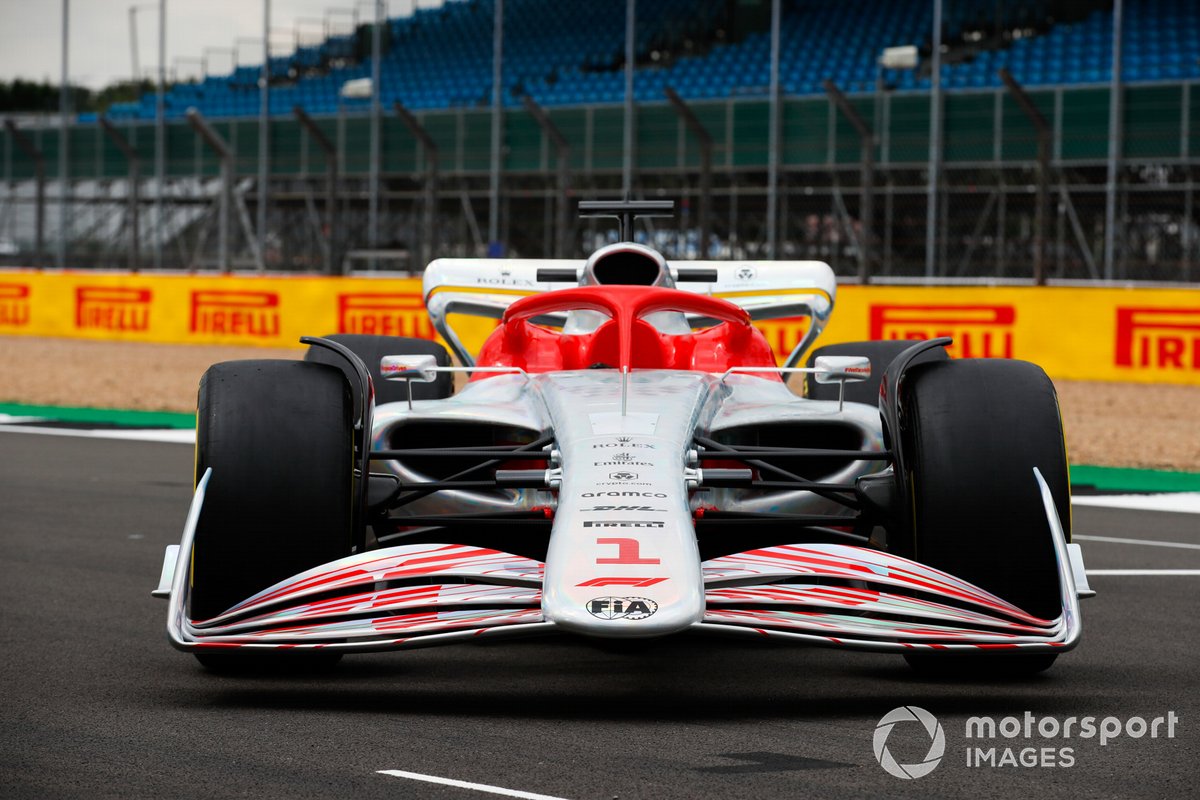 Presentazione Monoposto F1 2022 sulla griglia di Silverstone, dettaglio tecnico
