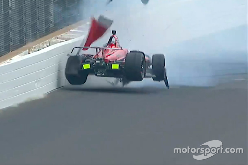 Джеймс Девісон, A.J. Foyt Enterprises with Byrd / Hollinger / Belardi Chevrolet crash