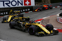 Carlos Sainz Jr., Renault Sport F1 Team R.S. 18, Nico Hulkenberg, Renault Sport F1 Team R.S. 18 y Max Verstappen, Red Bull Racing RB14