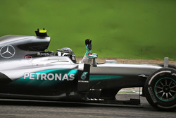 Переможець Ніко Росберг, Mercedes AMG F1 святкує наприкінці гонки