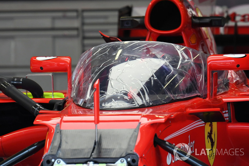 Ferrari SF70-H mit Cockpitschutz Shield