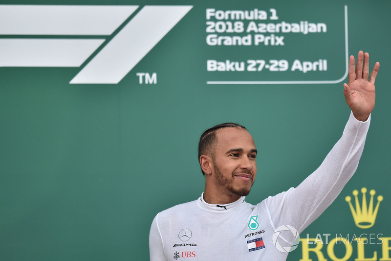 Подіум: переможець перегонів Льюіс Хемілтон, Mercedes-AMG F1