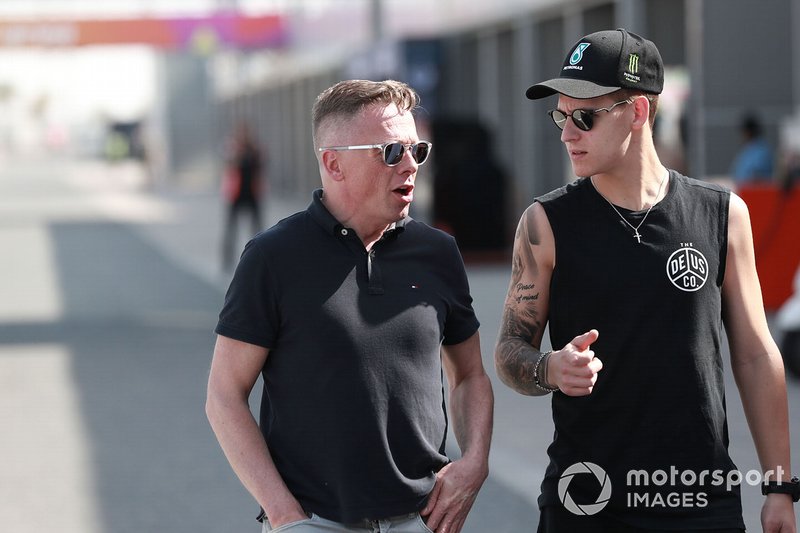 Eric Mahe, Fabio Quartararo saat masih memperkuat Petronas Yamaha SRT di MotoGP tahun lalu.