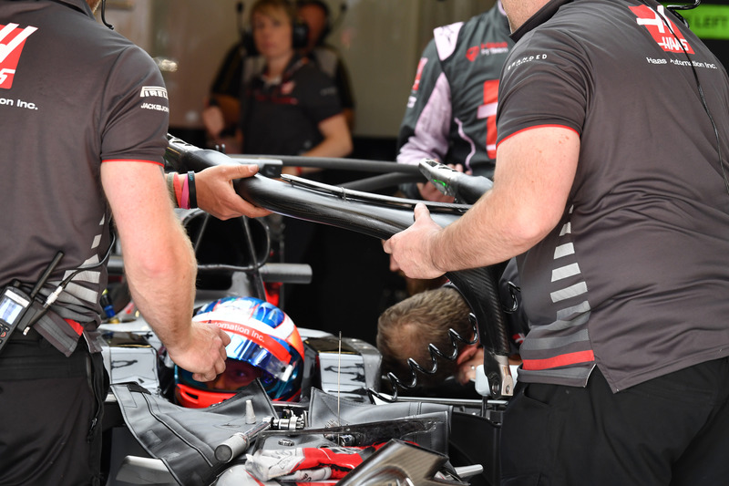 Ромен Грожан, Haas F1 Team VF-18, механіки