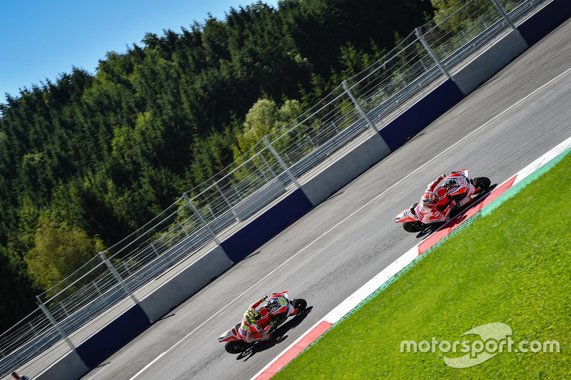 Andrea Dovizioso, Ducati Team and Andrea Iannone, Ducati Team