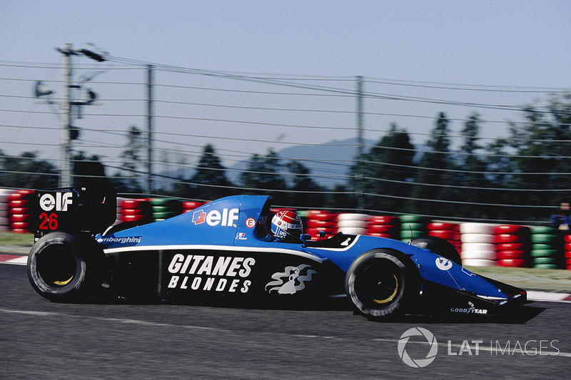 14. <img src="https://cdn-5.motorsport.com/static/img/cfp/0/0/0/0/75/s3/france-2.jpg" alt="" width="20" height="12" /> Erik Comas 59 Grandes Premios (1991-1994). Su mejor resultado es el 5° puesto (en Francia 1992).