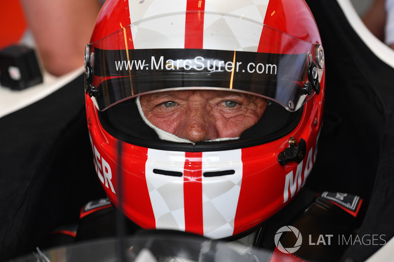 Marc Surer, pilote de la biplace F1 Experiences