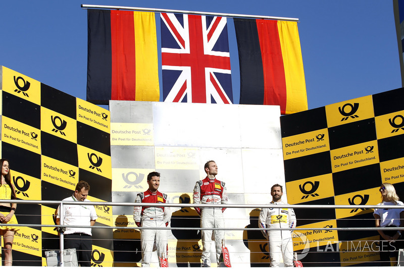 Подіум: переможець Джемі Грін, Audi Sport Team Rosberg, Audi RS 5 DTM, друге місце Майк Роккенфеллер