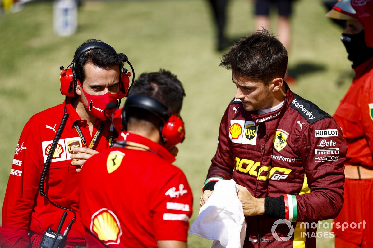 Charles Leclerc, Ferrari on the grid