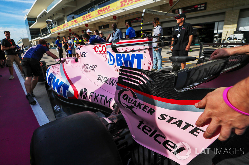 Sahara Force India VJM10 alerón trasero