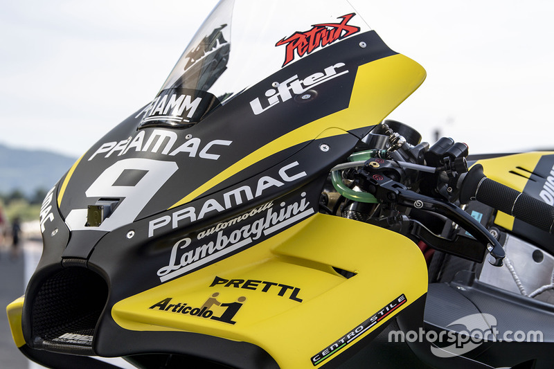 La speciale livrea Lamborghini della Pramac Racing