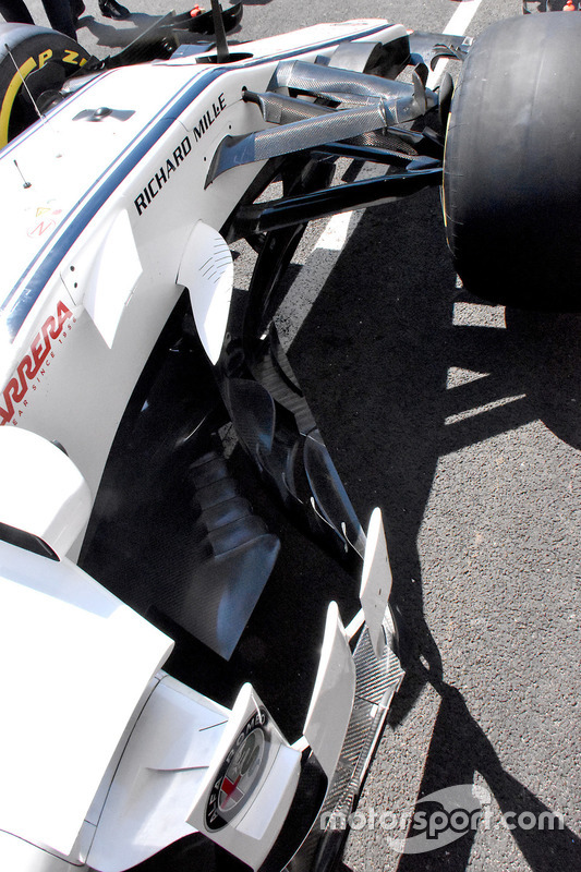 Sauber C37, dettaglio della fiancata