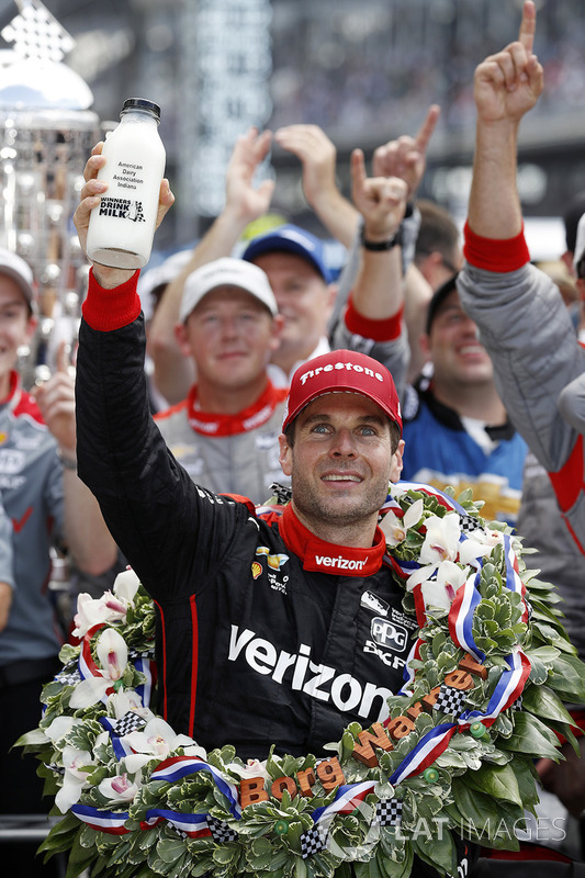 Ganador de la carrera Will Power, Team Penske Chevrolet