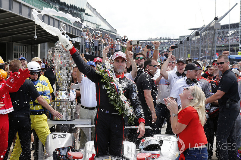 Il vincitore della gara Will Power, Team Penske Chevrolet