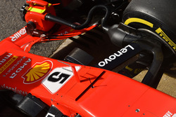 Ferrari SF71H nose and front suspension detail