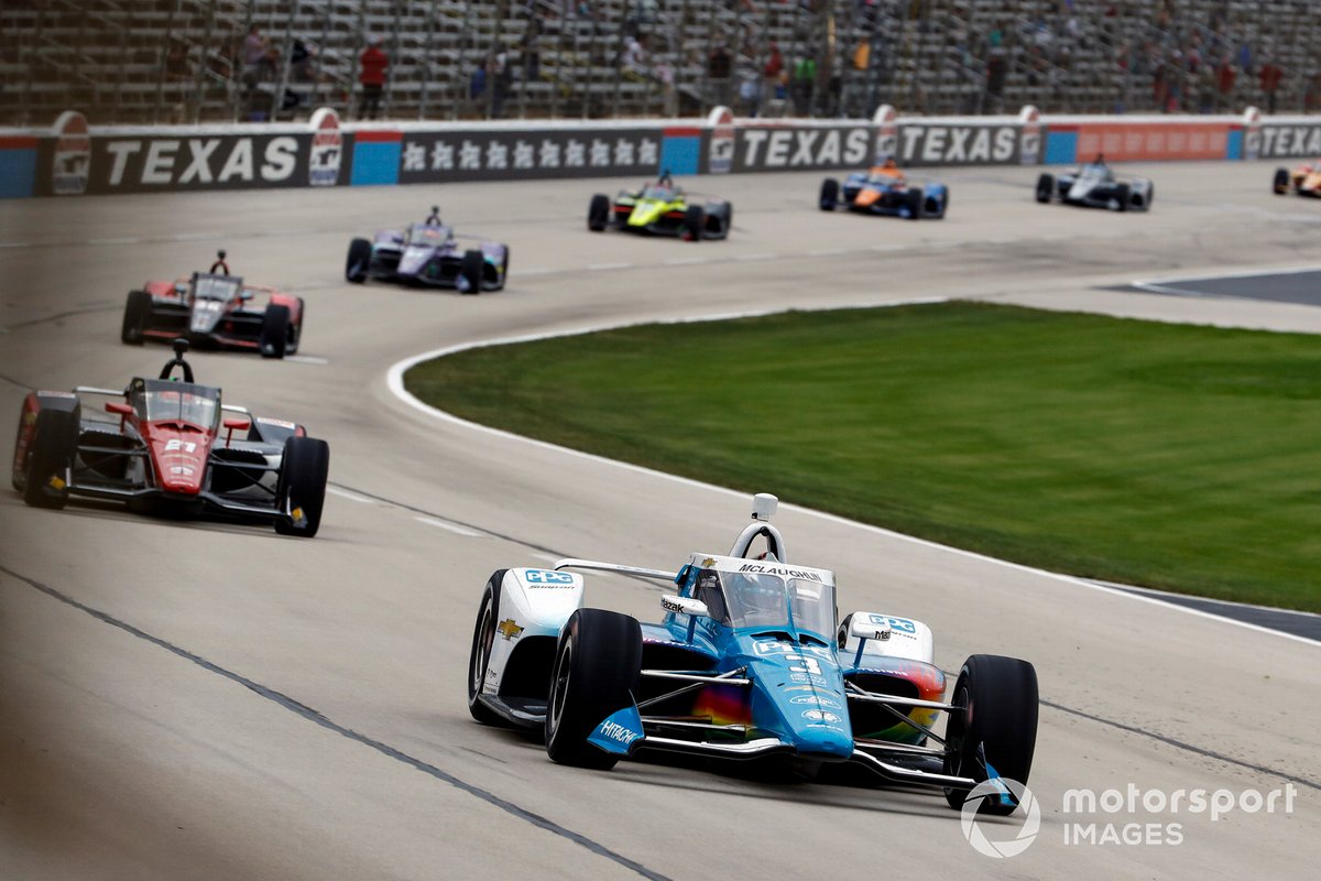 McLaughlin could hardly have been more impressive on his oval race debut, scoring a second and an eighth at Texas Motor Speedway.