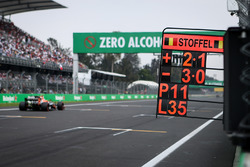 Pit board for Stoffel Vandoorne, McLaren MCL32