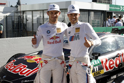 Marco Wittmann, BMW Team RMG, BMW M4 DTM with the Polesitter Tom Blomqvist, BMW Team RBM, BMW M4 DTM