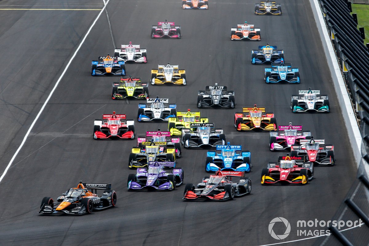 Patricio O'Ward, Arrow McLaren SP Chevrolet, Will Power, Team Penske Chevrolet, Romain Grosjean, Dale Coyne Racing with RWR HondaAlex Palou, Chip Ganassi Racing Honda