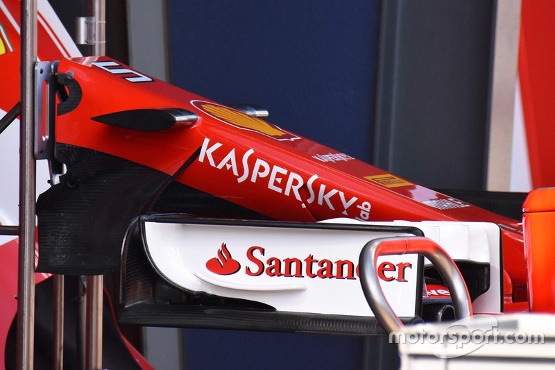 Ferrari SF70H: Frontpartie