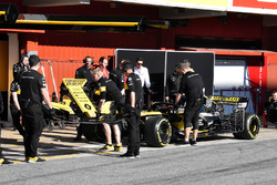 La monoposto di Carlos Sainz Jr., Renault Sport F1 Team R.S. 18