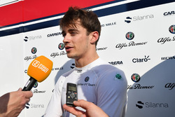 Charles Leclerc medyaya konuşuyor, Sauber