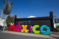 Mexico logo in the Fanzone