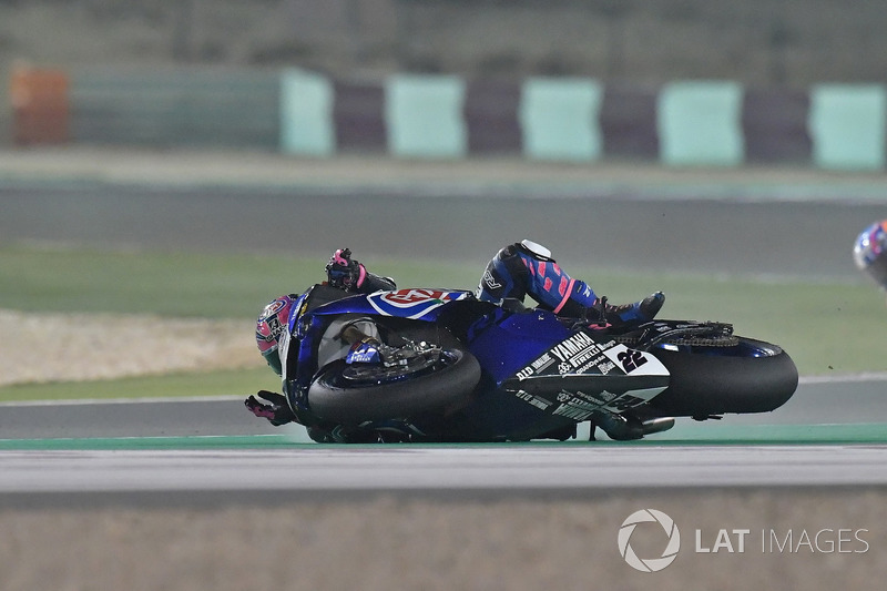 Accidente de Alex Lowes, Pata Yamaha