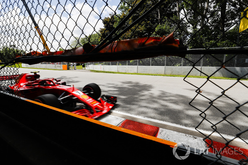 Kimi Raikkonen, Ferrari SF71H.