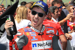 Il vincitore della gara Jorge Lorenzo, Ducati Team