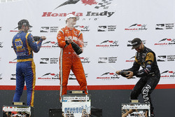 Podium: winner Josef Newgarden, Team Penske, second place Alexander Rossi, Herta - Andretti Autospor