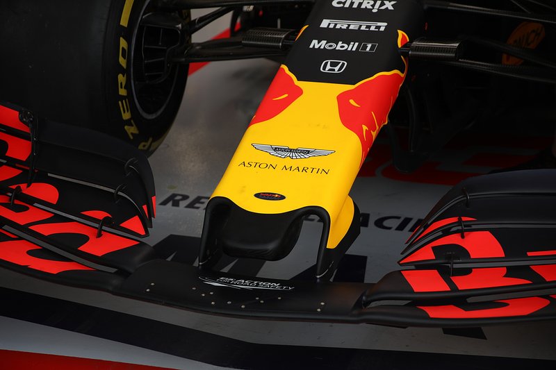 Red Bull Racing RB15, front wing detail
