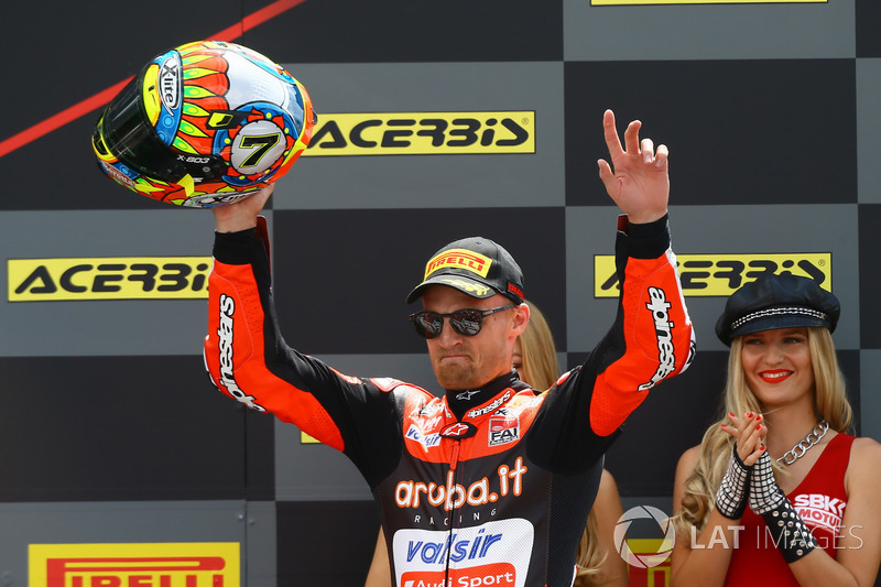 Podio: Chaz Davies, Aruba.it Racing-Ducati SBK Team
