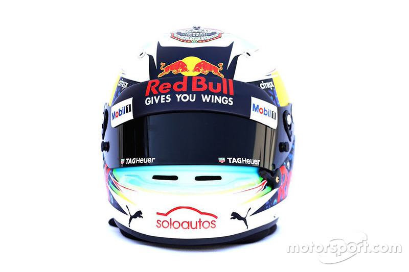 Casque spécial de Daniel Ricciardo, Red Bull Racing