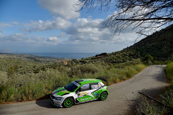 Umberto Scandola, Guido D'Amore, Skoda Fabia R5, SA Motorsport Italia