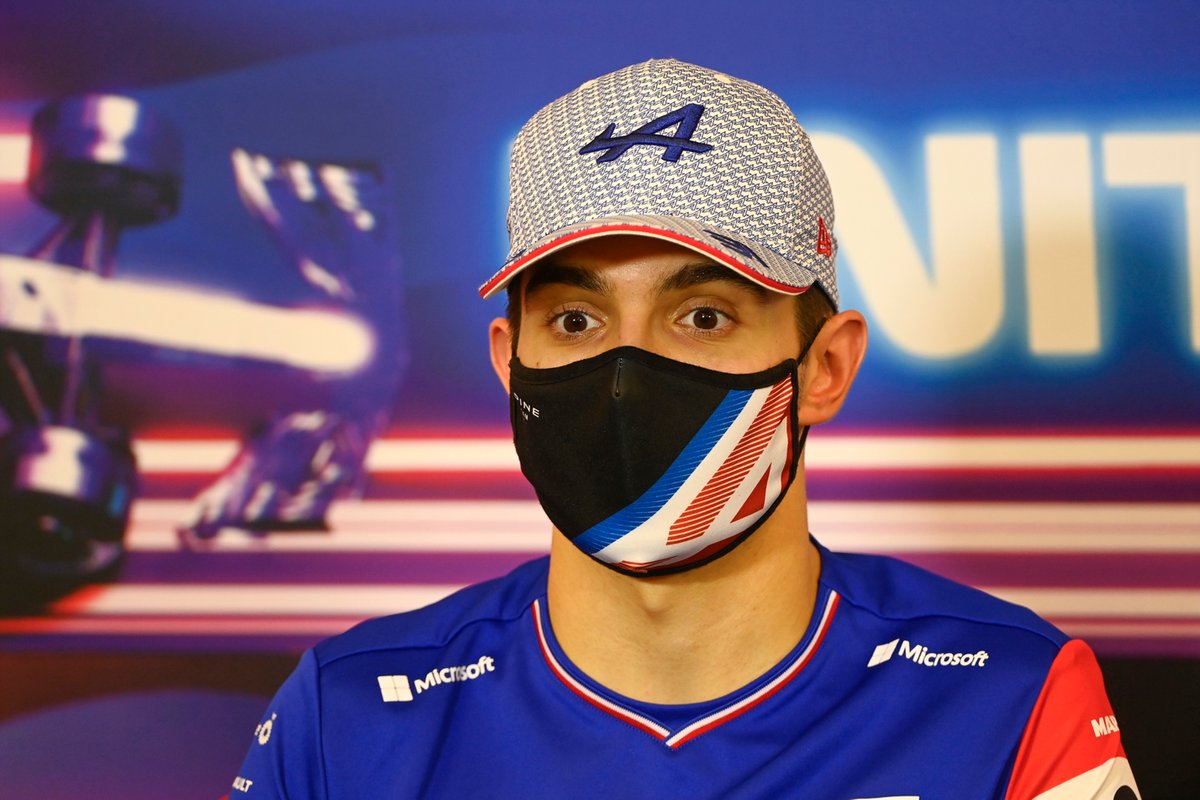 Esteban Ocon, Alpine in the drivers press conference