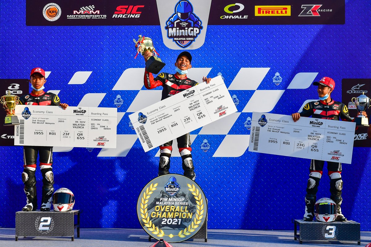 MiniGP Malaysia Series 2021: Emil Idzhar, Farres Putra, dan Farish Hafiy
