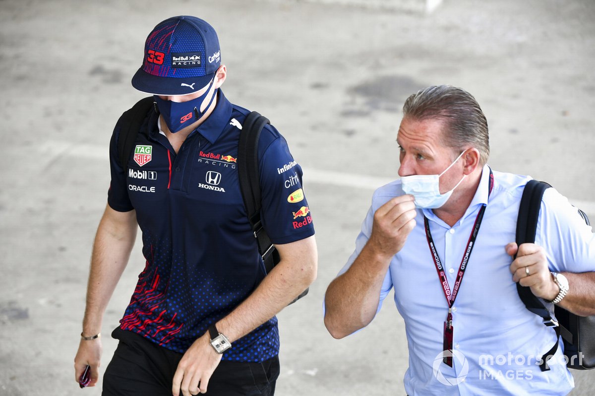 aMax Verstappen, Red Bull Racing and Jos Verstappen