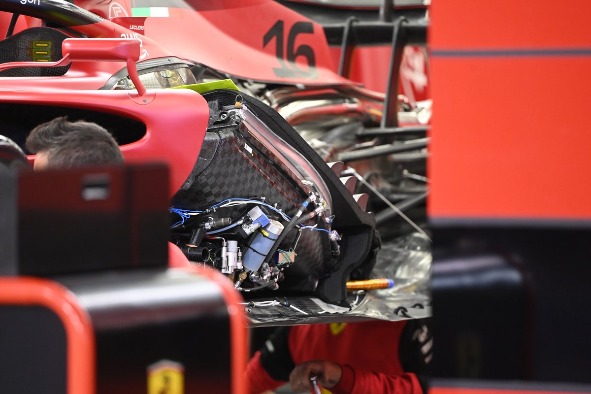 Detalle del Ferrari SF21