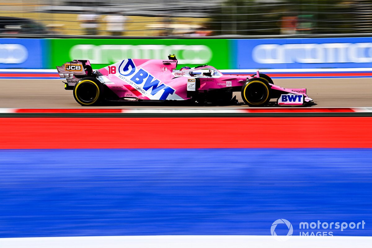 Lance Stroll, Racing Point RP20 on track