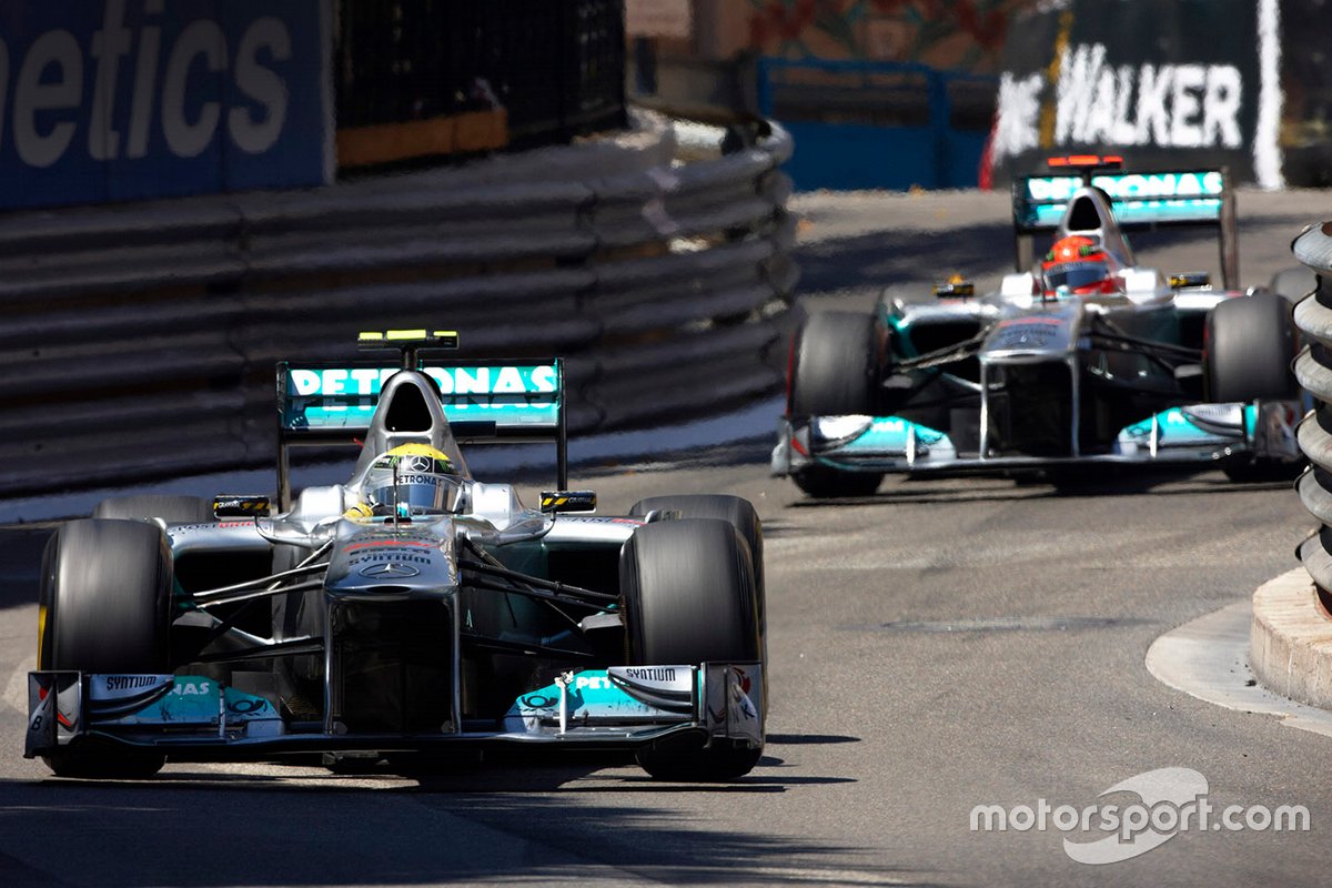 Nico Rosberg, Mercedes GP Petronas F1 Team, Michael Schumacher, Mercedes GP Petronas F1 Team
