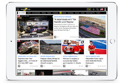 Screen shot Motorsport.com USA edition