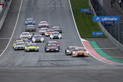 Start zum Sonntagsrennen der DTM am Spielberg-Wochenende 2017