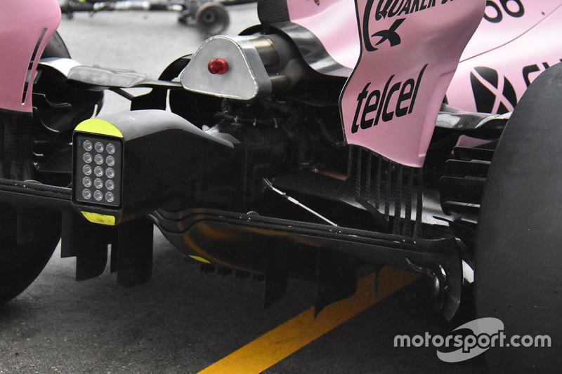 Sahara Force India F1 VJM10 rear detail