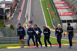 Marcus Ericsson, Sauber walks the track