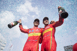 Podium: 2. Daniel Abt, ABT Schaeffler Audi Sport und 3. Lucas di Grassi, ABT Schaeffler Audi Sport