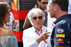 Берни Экклстоун, его жена Фабиана и руководитель Red Bull Racing Team Кристиан Хорнер